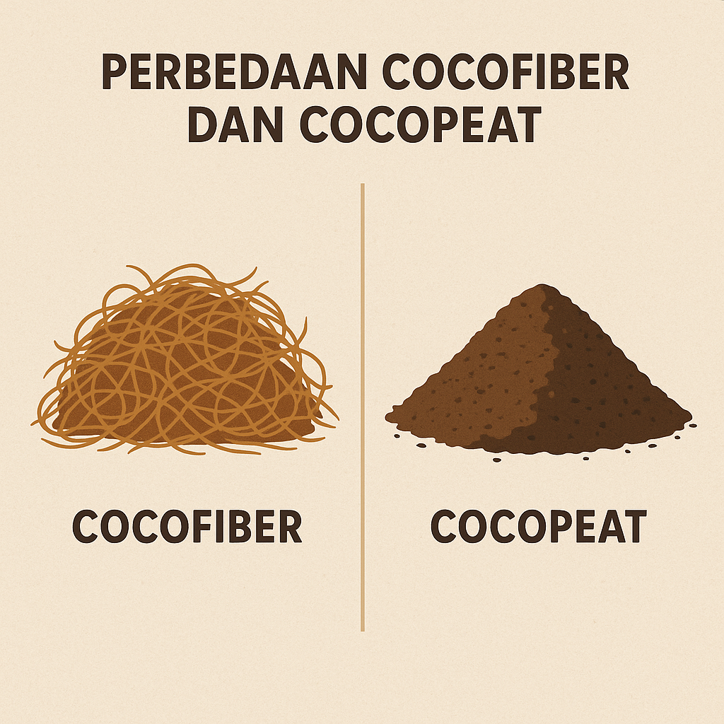 perbedaan cocofiber dan cocopeat