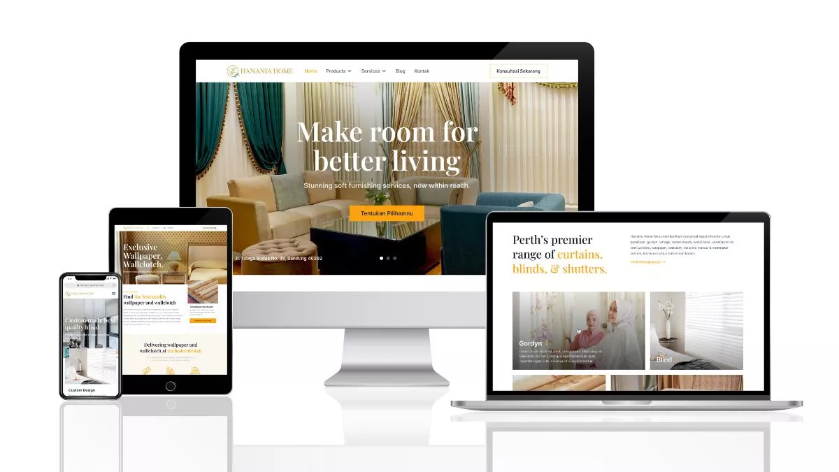 desain UI UX website