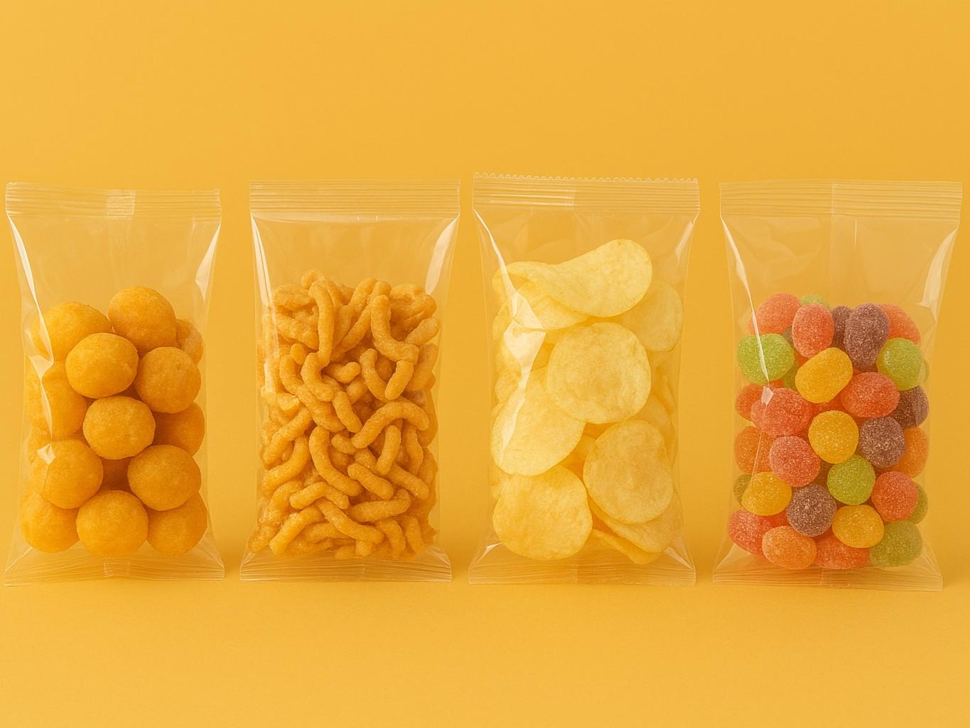 aneka makanan ringan kemasan