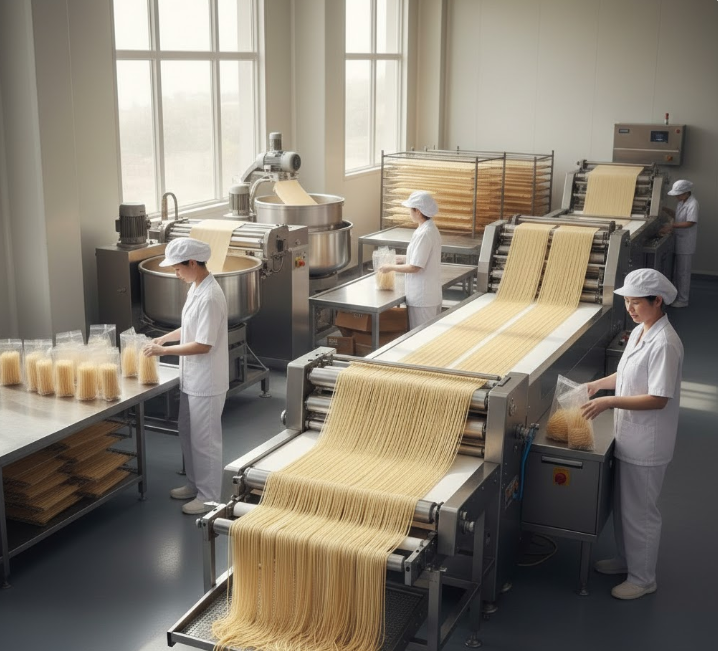 Produksi Mie Lebih Cepat