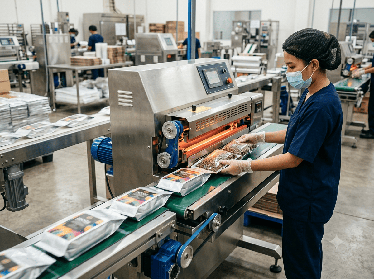 Continuous Sealer untuk UMKM Bantu Tingkatkan Efisiensi Pengemasan Produk